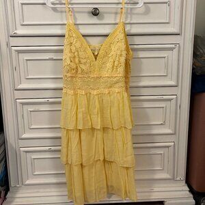 Layered ruffled dress